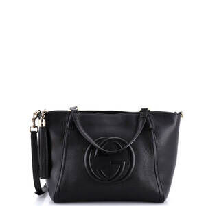 Gucci Small Soho Convertible Top Handle Bag Leather